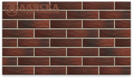 Фасадные Термопанели Аляска Cherry Rustic купить в Истре