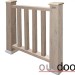 Ограждение из ДПК Outdoor Классик 3D STORM серый микс купить в Истре