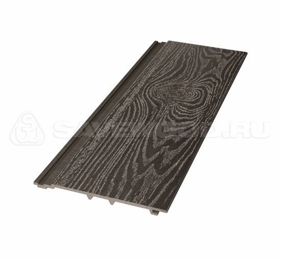 Сайдинг из дпк savewood sw-cedrus тангенциальный распил темно-коричневый купить в Истре