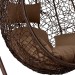 Кресло Подвесное из искусственного ротанга AFM-168A-L Brown купить в Истре