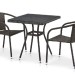 Комплект плетеной мебели AFINA из иск. ротанга T282BNT/Y137C-W53 Brown 2Pcs купить в Истре