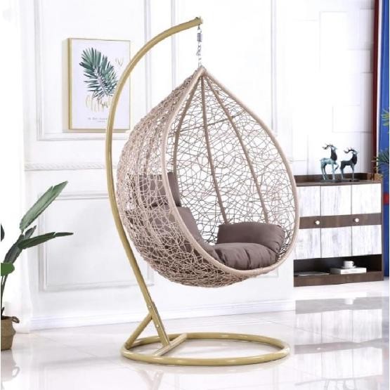 Кресло Подвесное из искусственного ротанга AFM-169A-XLB Beige купить в Истре