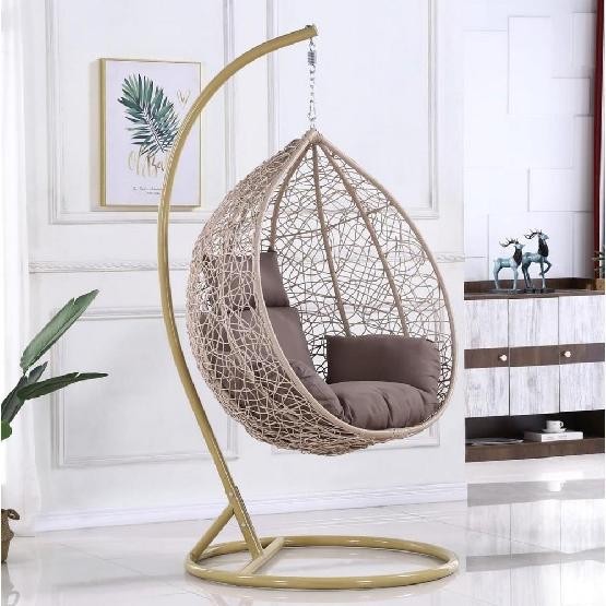 Кресло Подвесное из искусственного ротанга AFM-169A-LB Beige купить в Истре