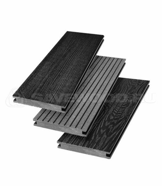 Террасная доска SW Fraxinus (R) полнотелая «SaveWood» Черный купить в Истре