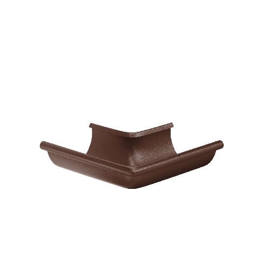 Водосток Aquasistem, Система 125x90 - Угол желоба, наружный 90° RAL 8017 Коричневый matt купить в Истре