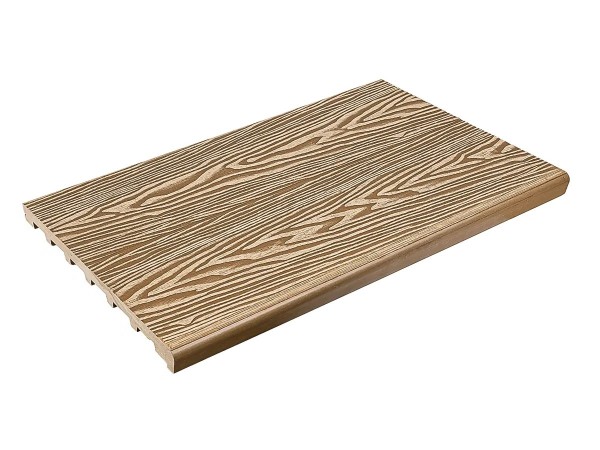 Ступень полнотелая из ДПК Deckart Step 3D Орех купить в Истре
