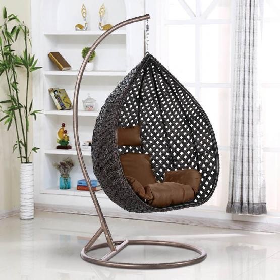 Кресло Подвесное из искусственного ротанга AFM-250B-L Brown купить в Истре