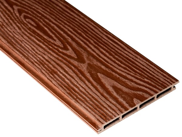 Фасадная доска из ДПК 3D Faynag - Шоколад купить в Истре