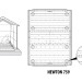 Сарай пластиковый Newton 759 купить в Истре