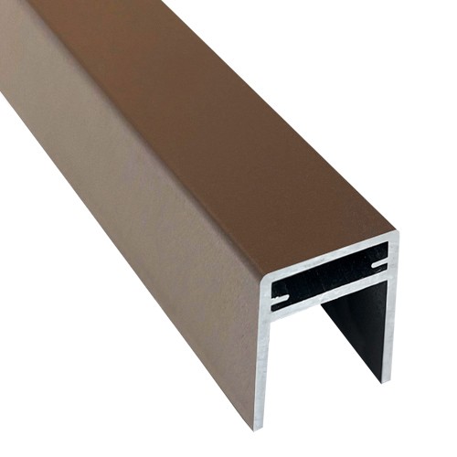 П-профиль Алюминиевый EasyDecking 35x25 Венге купить в Истре