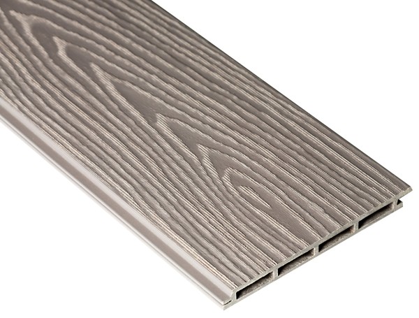 Фасадная доска из ДПК 3D Faynag - Графит купить в Истре