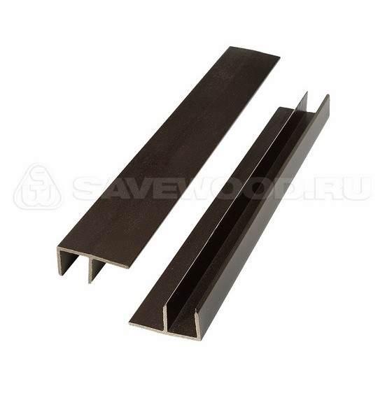 F-профиль ДПК Savewood – Тёмно-коричневый купить в Истре