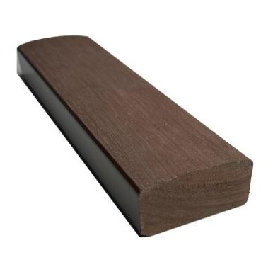 Лавочный брус Ecodecking Некст полнотелый брашированный 70х35 шоколад купить в Истре