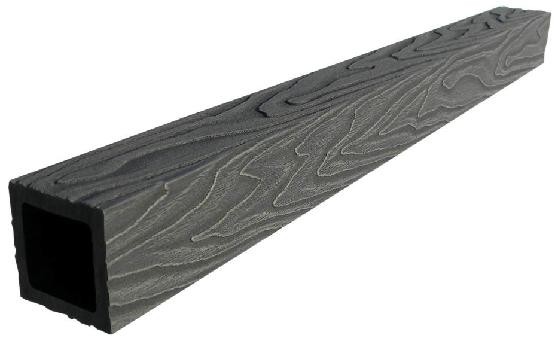 Балясина ДПК 3D GardenParkett фактура дерева Графит купить в Истре