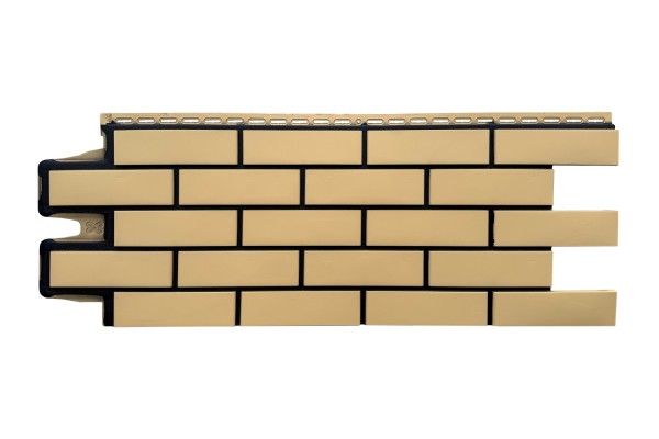 ФП Grand Line клинкерный кирпич ПРЕМИУМ Песочный (шов RAL 9005) купить в Истре