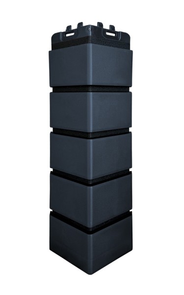 Угол Grand Line клинкерный кирпич ПРЕМИУМ Графит (шов RAL 9005) купить в Истре