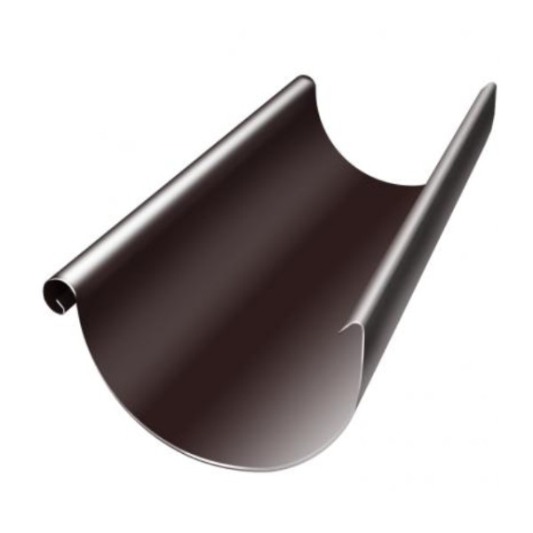 Водосток Grand Line 125x90 – Желоб 3м RAL 8017 купить в Истре