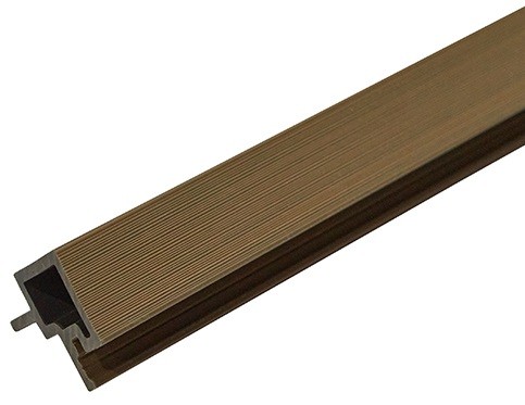 Угловой профиль CM Wall 3000х56х49мм цвет teak (тик) купить в Истре