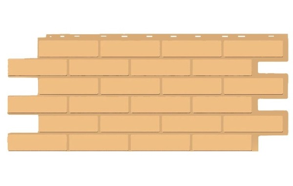 Фасадная панель T-Siding Кирпич Модерн Эко Крем купить в Истре
