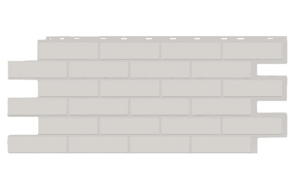 Фасадная панель T-Siding Кирпич Модерн Эко Уайт купить в Истре