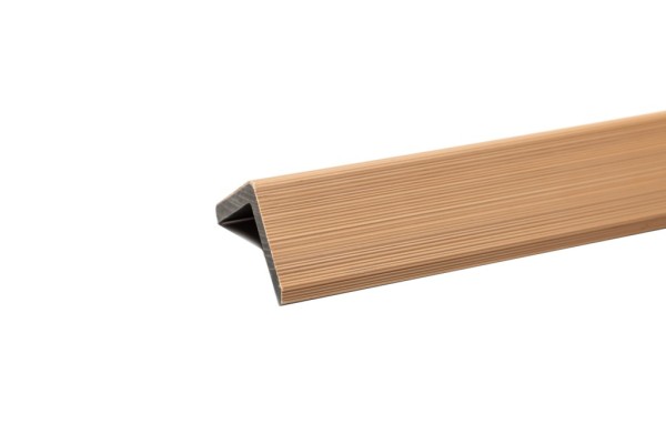 Уголок торцевой Ecodecking Скай коэкструзия 45х45х3000 Бук купить в Истре