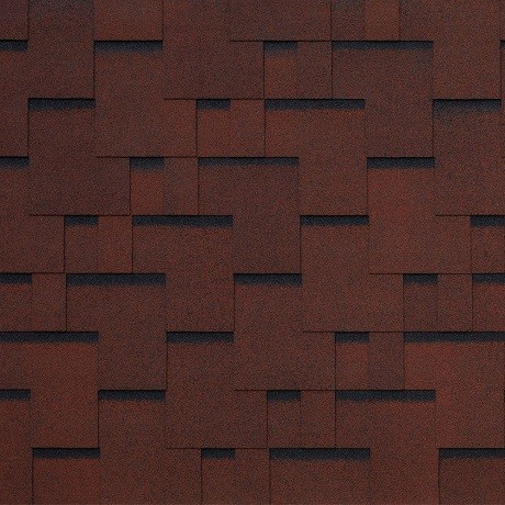 Гибкая черепица Tegola SAN REMO rosso 402 купить в Истре