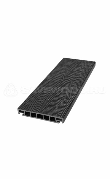 Террасная доска из ДПК SW Salix (S) (R) черный купить в Истре