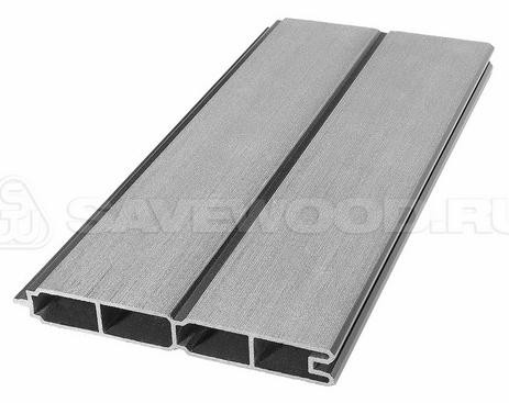Заборный профиль из ДПК Savewood SW Agger матовый пепельный купить в Истре