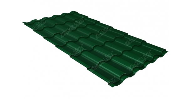 Металлочерепица кредо 0,45 Drap RAL 6005 зеленый мох купить в Истре